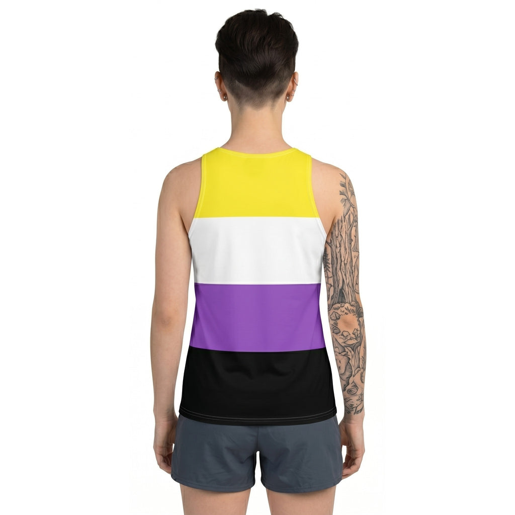 Nonbinary flag Tank Top